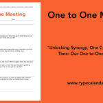 Free Printable One To One Meeting Templates [Pdf, Word, Excel] Within One On One Meeting Sample Template