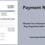 Free Printable Payment Receipt Templates [Word, Excel, Pdf] Regarding Official Receipt Sample Template