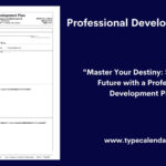 Free Printable Professional Development Plan Templates [Excel Inside Professional Development Plan Sample Templates