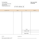 Free, Printable, Professional Invoice Templates To Customize | Canva Intended For Service Invoice Sample Template