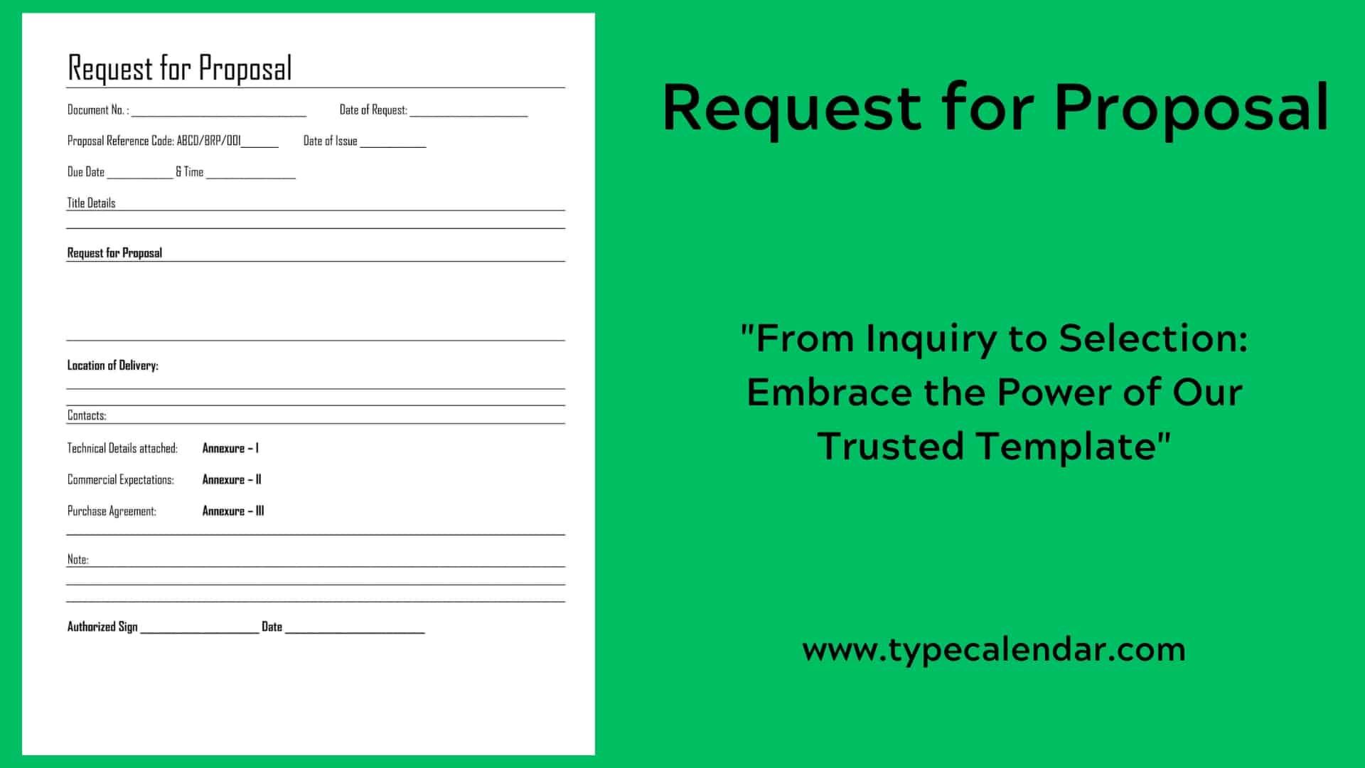 Free Printable Request For Proposal Templates [Word, Pdf, Excel] inside Hotel RFP Sample Template