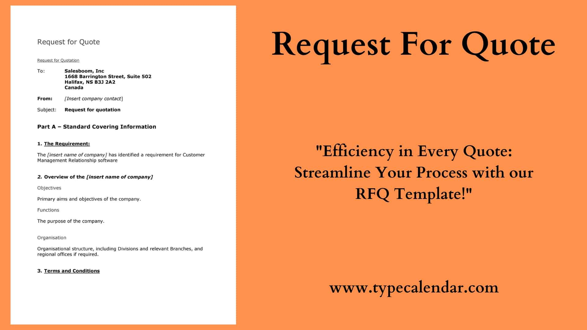 Free Printable Request For Quote Templates [Pdf, Word, Excel] within Request For Quotation Sample Template