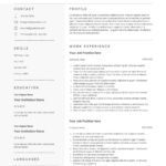 Free Printable Resume Templates You Can Customize | Canva For Professional Resume Template Free Sample