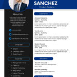 Free Printable Resume Templates You Can Customize | Canva Inside Curriculum Vitae Template Sample