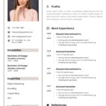 Free Printable Resume Templates You Can Customize | Canva Throughout Downloadable CV Sample Template