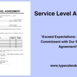 Free Printable Service Level Agreement Templates [Pdf, Word] In Free Service Level Agreement Sample Template