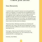 Free Printable Thank You Letter Templates [Pdf] Students Regarding Volunteer Thank You Letter Sample Template