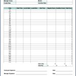 Free Printable Timesheet Templates (Excel, Word, Pdf) Pertaining To Timesheet Template Sample Free