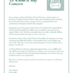 Free Printable 'To Whom It May Concern' Cover Letter Template [Pdf Within To Whom It May Concern Letter Template Sample