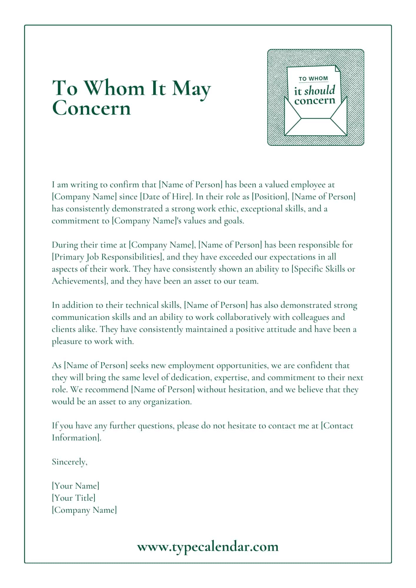 free printable to whom it may concern cover letter template pdf within to whom it may concern letter template sample Free Printable 'To Whom It May Concern' Cover Letter Template [Pdf within To Whom It May Concern Letter Template Sample