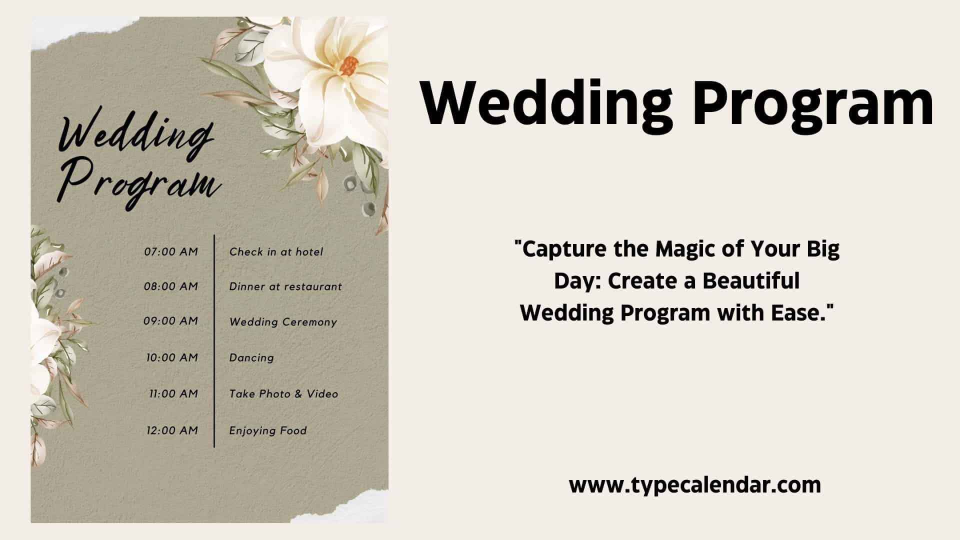 Free Printable Wedding Program Templates [Word, Pdf] Folded Examples inside Wedding Programs Sample Templates