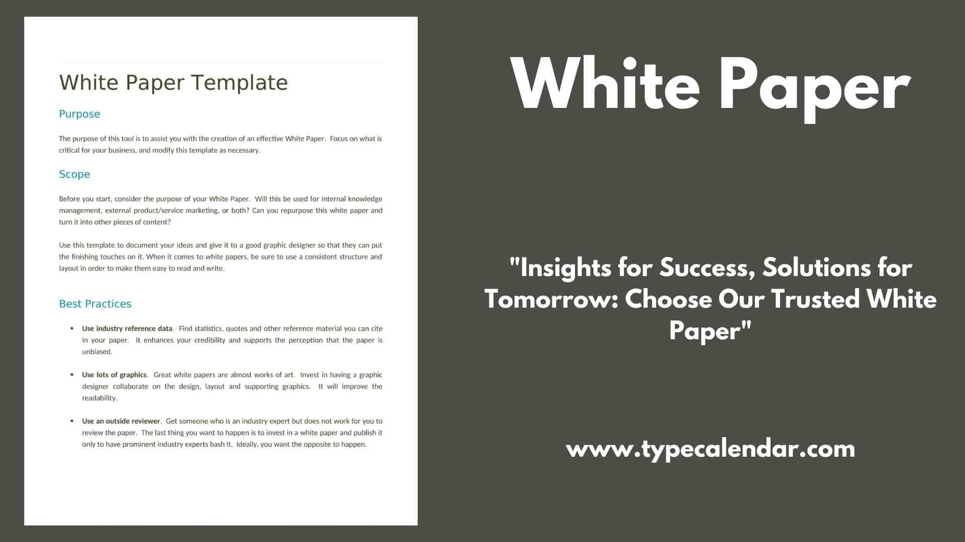 Free Printable White Paper Templates [Pdf, Word] pertaining to White Paper Sample Template