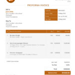 Free Pro Forma Invoice Template | Generate Proforma Invoices Regarding Proforma Invoice Template Sample