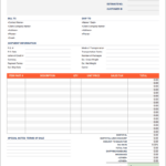 Free Pro Forma Invoice Templates In Proforma Invoice Template Sample