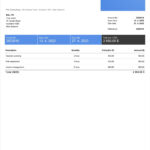 Free Professional Consulting Invoice Templates | Billdu With Regard To Consulting Services Invoice Sample Template