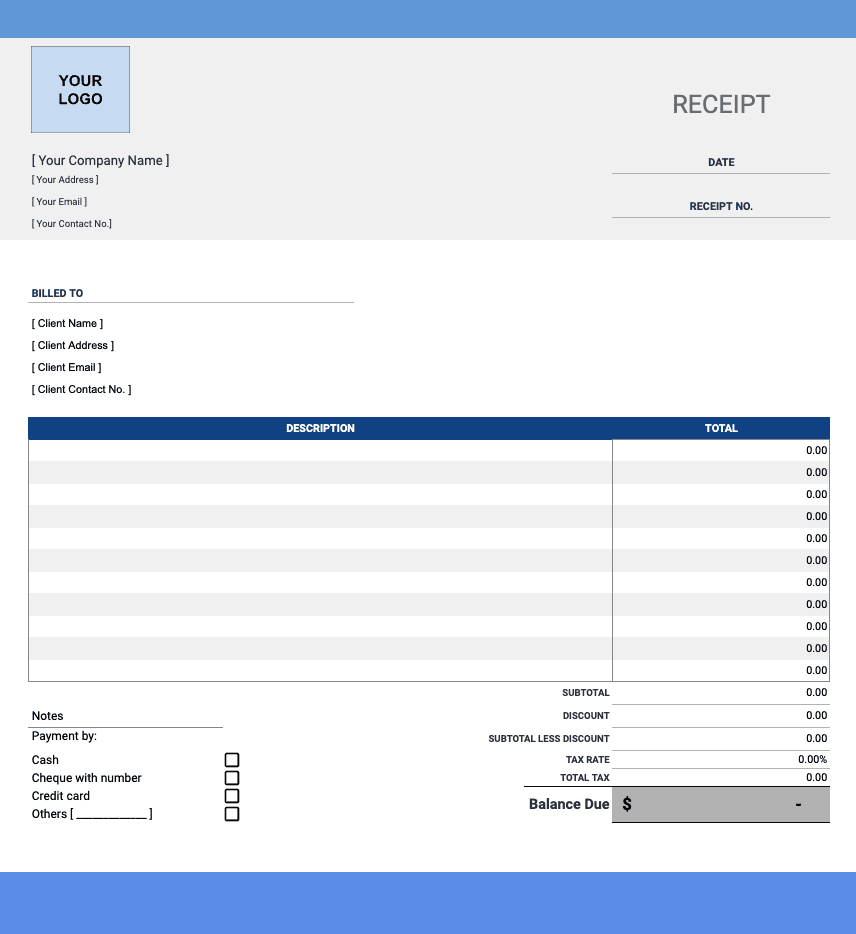 Free Professional Delivery Receipt Templates | Bookipi intended for Delivery Receipt Template Sample