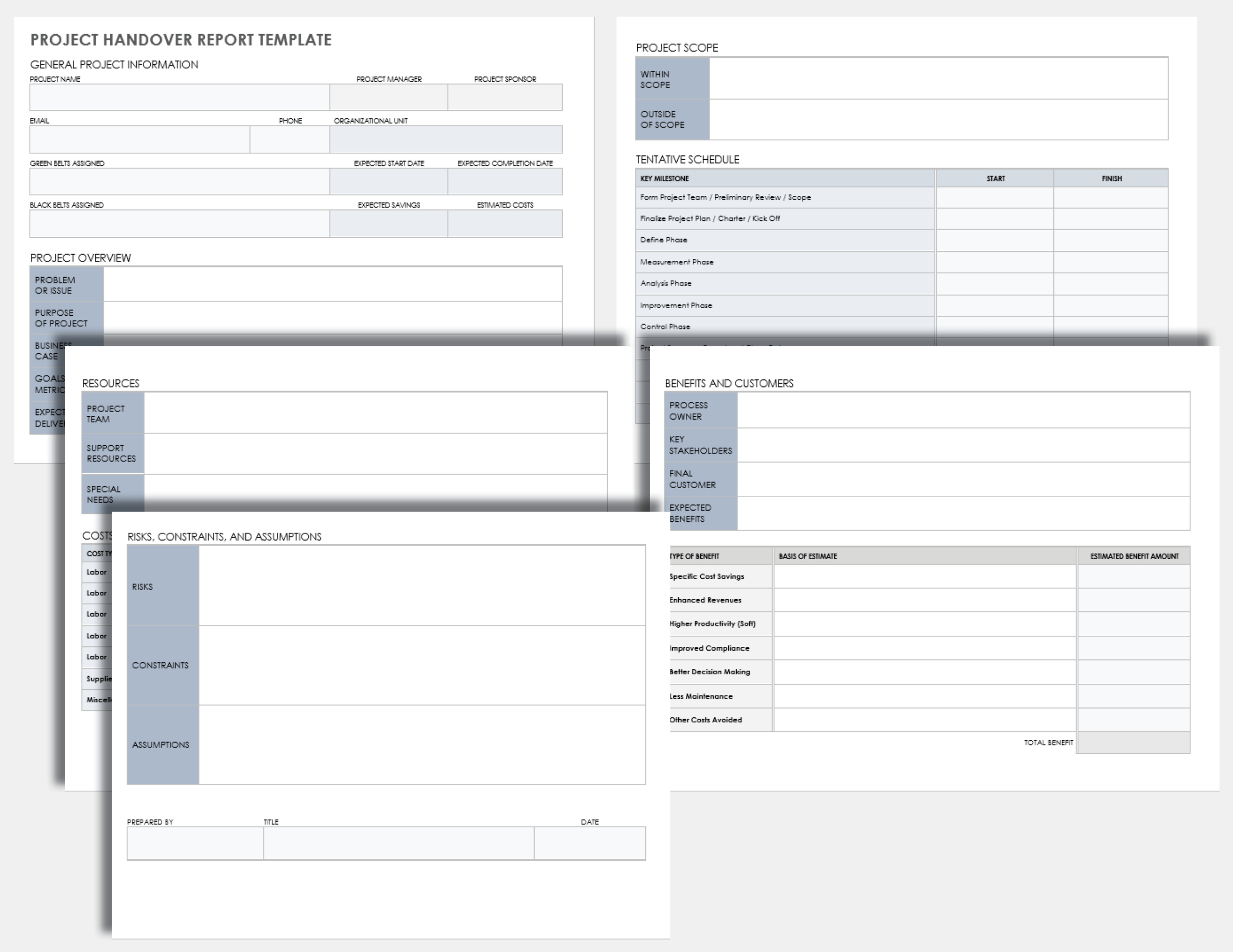 Free Project Handover Templates | Smartsheet intended for Handover Report Sample Template