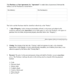 Free Purchase And Sale Agreement | Pdf & Word Form | Lawdistrict Regarding Buy Sell Agreement Sample Template