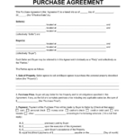 Free Purchase And Sale Agreement | Pdf & Word Regarding Sales Agreement Sample Template