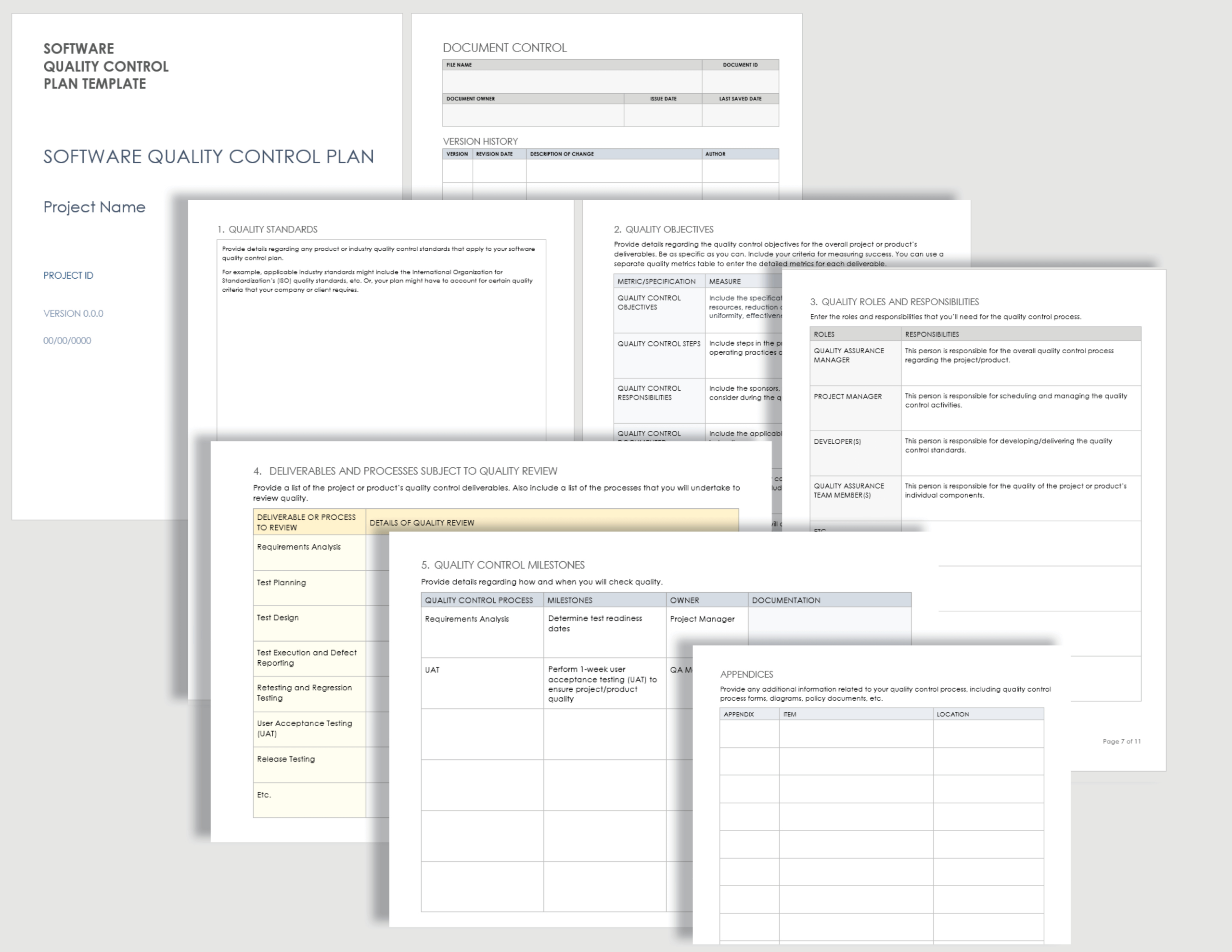 Free Quality Control Templates | Smartsheet intended for Quality Control Plan Sample Template