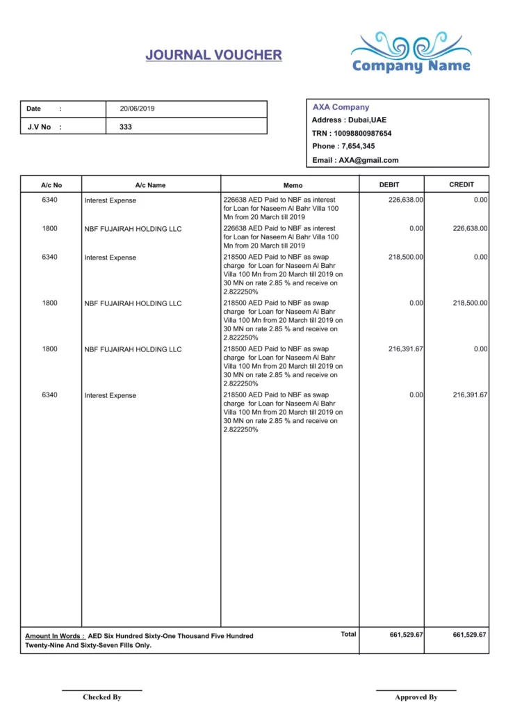 QuickBooks Sample Invoice Template