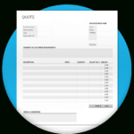 Free Quote Template | Xero Us Pertaining To Quote Sample Template