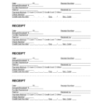 Free Receipt Templates (18) | Samples   Pdf | Word – Eforms For Provisional Receipt Sample Template