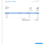 Free Rental Invoice Templates In Word | Billdu For Rent Invoice Sample Template