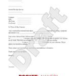 Free Response To Irs Notice: Make & Download   Rocket Lawyer With Regard To IRS Sample Template For Schools