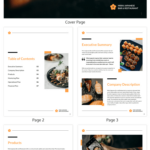 Free Restaurant Business Plan Template   Venngage Inside Catering Business Plan Sample Template