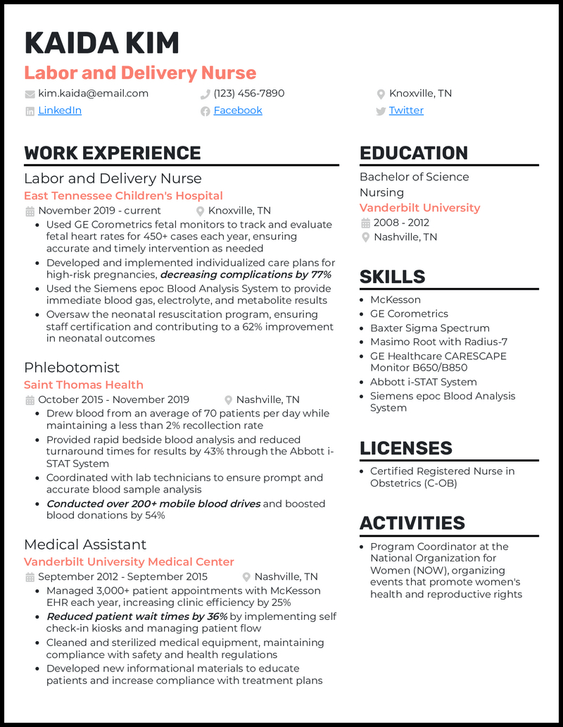 Free Resume Templates [Download &amp;amp; Print] regarding Free Printable Resume Sample Templates