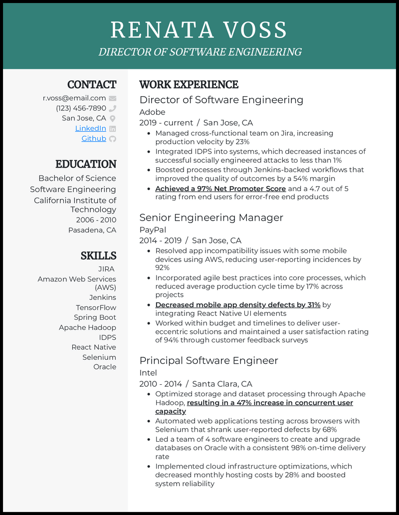 Free Resume Templates [Download &amp;amp; Print] with regard to Free CV Sample Template
