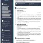 Free Resume Templates For 2024 [Download Now] Inside CV Resume Sample Template