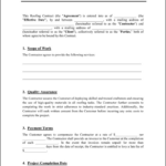 Free Roofing Contract Template   Bunnydoc Intended For Roofing Contract Template Sample