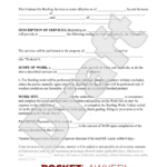 Free Roofing Contract Template & Faqs   Rocket Lawyer Within Roofing Contract Template Sample