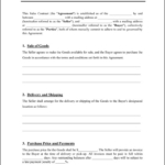 Free Sales Contract Template | Easily Editable For Sales Agreement Sample Template