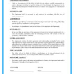 Free Sales Contract Template For Download With Terms And Conditions Of Sale Sample Template