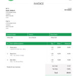 Free Sales Invoice Template | Printable Sales Invoice | Zoho Invoice Inside Sales Invoice Template Sample