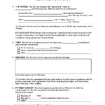 Free Service Contract Templates (20) | Pdf | Word Throughout Free Service Level Agreement Sample Template