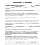 Free Severance Agreement Template | Pdf & Word Regarding Severance Agreement Template Sample