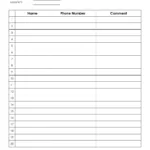 Free Sign Up Sheet | Sign In Sheet | Instant Download With Sign In Sheet Sample Template