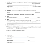 Free Simple (1 Page) Lease Agreement Template | Pdf | Word For Photo Release Form Template Sample