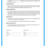 Free Simple Employment Contract Sample Inside Employee Contract Template Sample