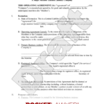 Free Single Member Llc Operating Agreement Template   Rocket Lawyer With Regard To Llc Operating Agreement Sample Template