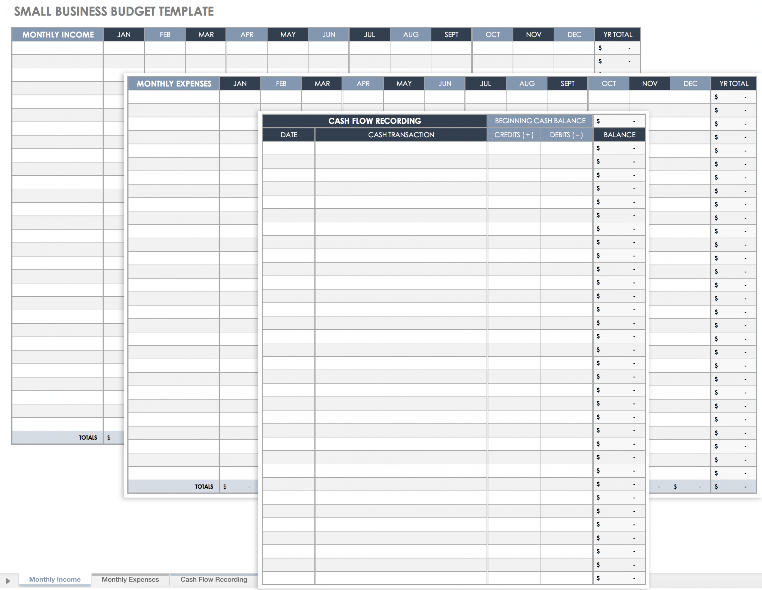 Free Small Business Budget Templates | Smartsheet throughout Small Business Budget Sample Template