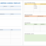 Free Staff Meeting Templates | Smartsheet With Regard To Team Meeting Agenda Template Sample