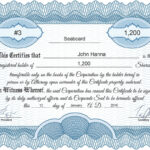 Free Stock Certificate Online Generator Intended For Stock Certificate Template Sample