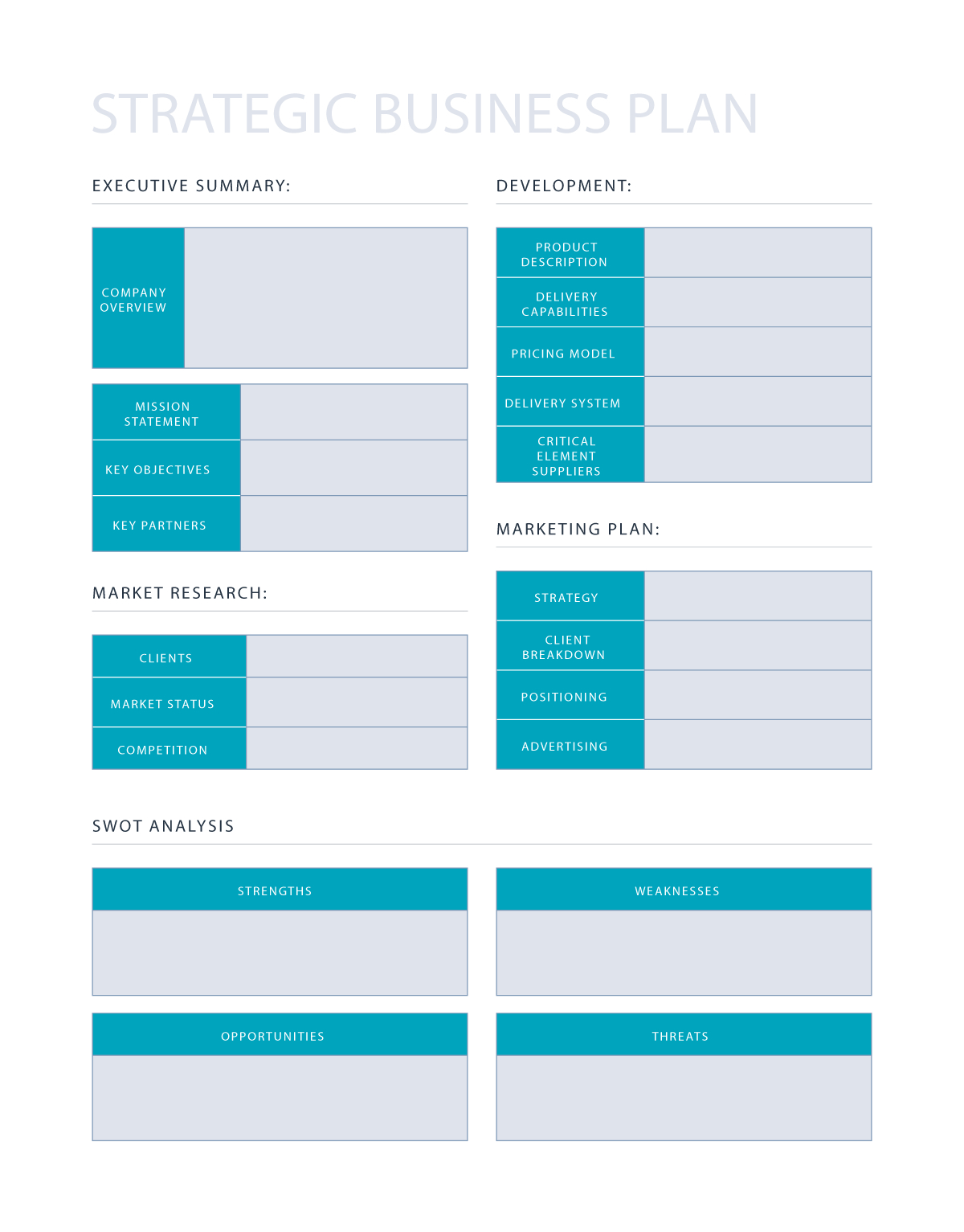 Free Strategic Planning Template For Word | Pdf | Google Docs regarding Strategic Plan Template Sample