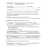 Free Texas Rental Lease Agreement Templates (8) | Pdf | Word Throughout Free Lease Agreement Sample Templates