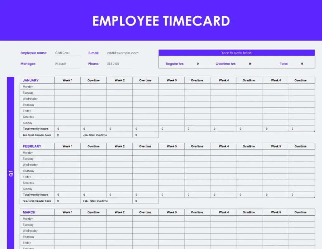 Free Timesheet Templates | Microsoft Create for Time Cards Sample Template